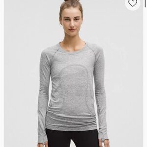 Lululemon Swiftly Tech Long-Sleeve Shirt white 10